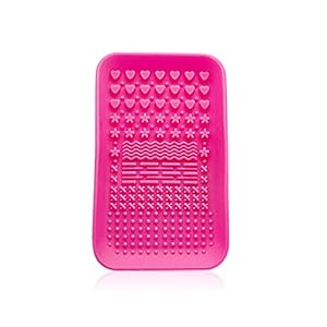 KINGZHUO Makeup Brush Cleaner Pad Cosmetic Brush Cleaning Mat Portable Washing Tool Scrubber Brush Cleansing Pad Makeup Cleaning Mat