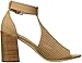 Steve Madden Women's Sawyer Heeled Sandal, Tan Nubuck, 7.5 M US