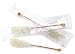 Dryden & Palmer Swizzle Sticks, Rock Candy Sticks - 5.75", White, Wrapped (Pack of 70)