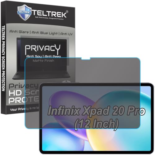 Image of Privacy Matte Anti Peep Screen Guard Compatible With Infinix Xpad 20 Pro tab (12 inch Inch Tablet) Anti Spy Screenguard Not a Tempered Glass Screen Protector