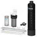 Aquasure Serene Lite Whole House Salt-Free Water Conditioning Descaler System with Triple Purpose Pre-Treatment Filter (650,000 Gallons Salt-Free System with UV)