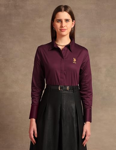 Image of Cotton Sateen Regular fit Shirt