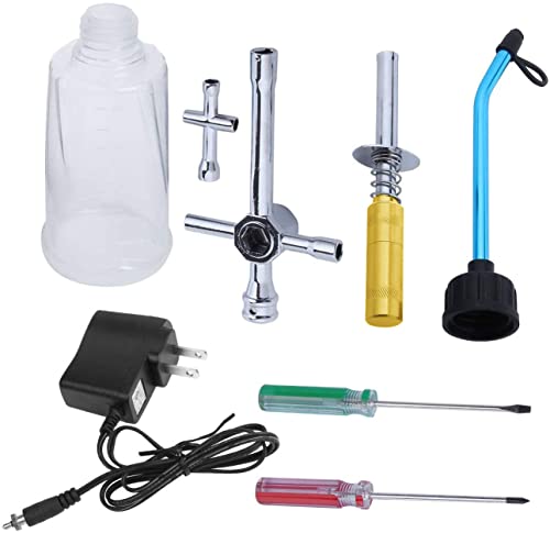 RC Nitro Car Starter Kit, Glow Plug Igniter Charger Tools Fuel Bottle Combo for RC Traxxas 1/8 1/10 Scale Monster Trucks Off Road Buggy Redcat HSP Nitro Powered 1/8 1/10 RC Car