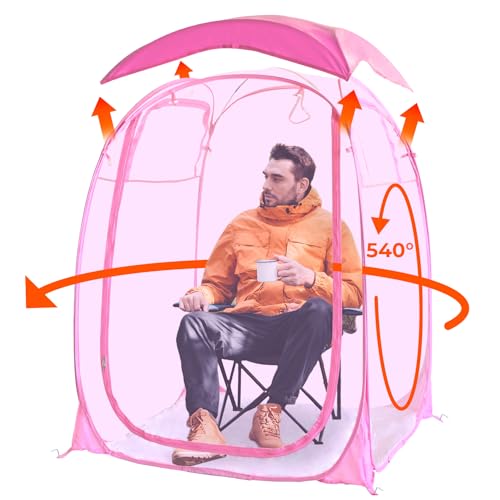All Weather Proof Pod - Tienda de campaña deportiva, tienda de campaña para clima al aire libre, refugio desplegable con piso sellado, tienda de campaña de pantalla desplegable con bolsa de