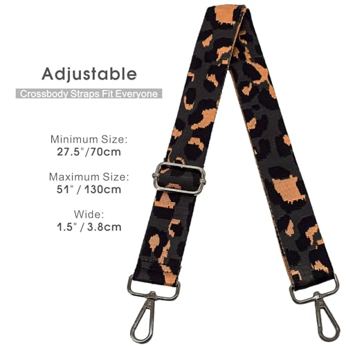 Image of Replacement Purse Strap Shoulder Strap Adjustable Crossbody Strap for Women Crossbody Wide Shoulder Bag