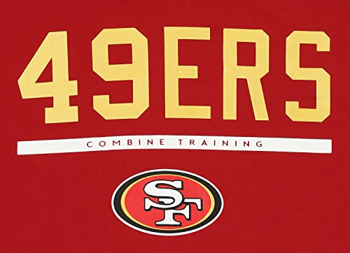 New-Era-NFL-Mens-Safety-Performance-Pullover-Hooded-Sweatshirt-Pro-Football-Fleece-Hoodie-San-Francisco-49ers-Medium