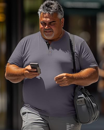 Riyiper 3 Pack Men's Henley T-Shirts Short Sleeve Pocket Cotton Classic Tops Casual Basic Tees with Button Summer Trendy4