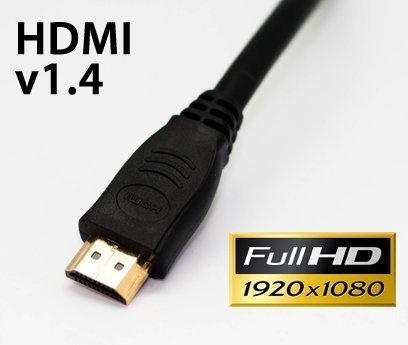 Image of LipiWorld HDMI Cable High Speed 3D Full HD 1080p Support,4K and Audio Return Male to Male Cable TV Lead 1.4V for LCD TV, PC and Laptop All Hdmi Devices- Black (1.5Meter)