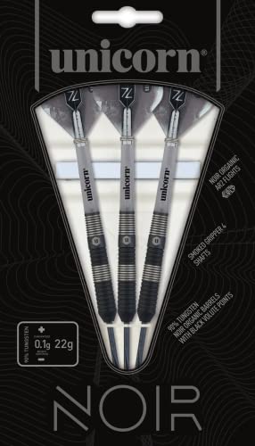 Unicorn Steel Tip Professional Darts Set, Black, 24 g - Image 4