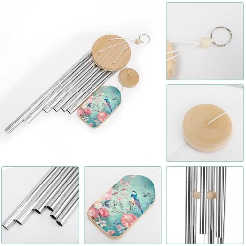 Carillon à vent commémoratif en aluminium de qualité supérieure pour extérieur