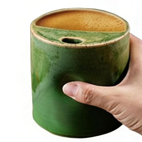 Taza de cerámica clásica portátil resistente a derrames para café 2