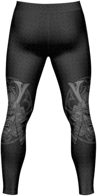 FORMONIES Samurai Combat Spats for Men – MMA Compression Leggings for Grappling Jiu Jitsu Pants Compression