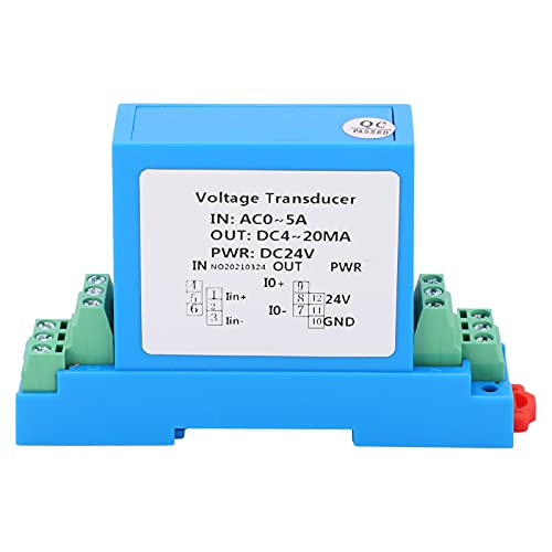 Respicefinem AC Current Transmitter with DC4 20mA Output for Power Distribution Control AC0 5A Current Transformer for Industrial Automation Systems