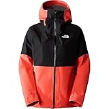 THE NORTH FACE Women's Jazzi GTX Jacket, Radiant Orange/TNF Black, XL