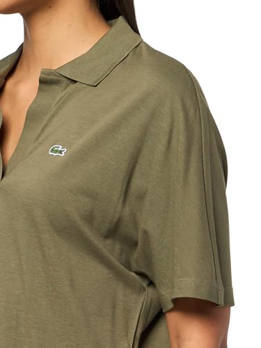 Lacoste Womens Relaxed Fit Fluid Piqué Polo Shirt3
