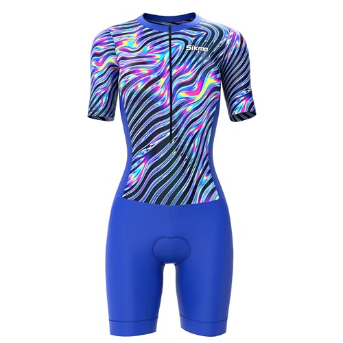 Combinaison de triathlon femme Sikma en maille respirante de qualité supérieure