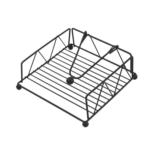 現代北欧正方形ナプキンホルダー鉄キッチン収納オーガナイザーダイニングテーブルカウンタートップ紙ラック省スペースナプキンディスプレイ