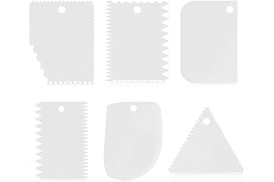 Amabro 6 Pcs Plastic Clay Scraper: The Perfect Tool for Pottery Enthusiasts and Professionals