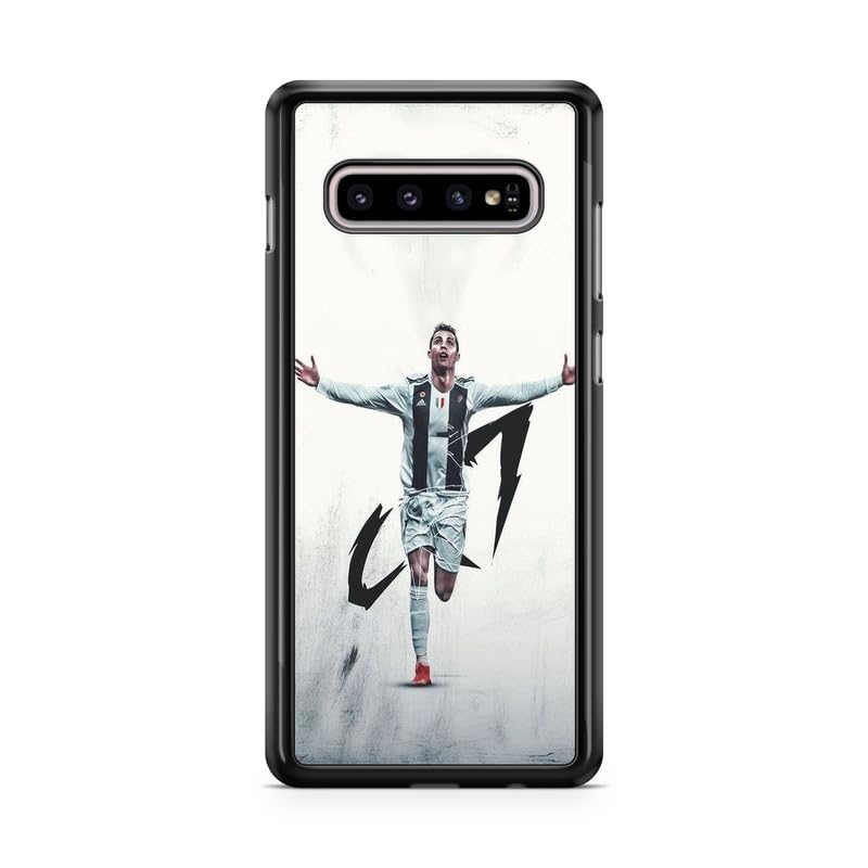 Carcasa compatible con Huawei P Smart 2019 – Cristiano Ronaldo – Potencia y velocidad – Sublimación HD – Silicona Negro – Carcas‑en-Lolie