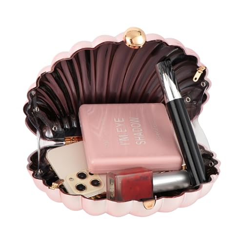 Image of Women Seashell Evening Bag Purse Mermaid Chain Strap Clutch Handbag Shoulder Bag | Seashell
