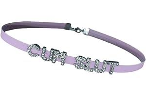 PU Leather Pink slut collar For Women