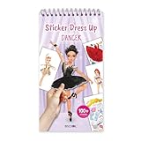 BSCOOL Sticker Dress-Up Dancers. Sticker Activity Book for Kids. Learn Girls Fashion Design, Dancer Poses with Sticker, and Guide for Kids 5 and up. Girls Fashion Paper Dolls Dress up Games