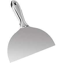 Stainless Steel Scraper Joint Knife Spackle Knife for Drywalls Finishing Plaster Scraping Wallpaper Putty Knife Flexible Stainless Steel