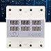 ZAWELIYO 3 Phase DIN Rail Voltmeter Voltage and Current Protector Digital Display 3 Phase Voltage Monitoring Sequence Relay AC 390‑500V (63A)
