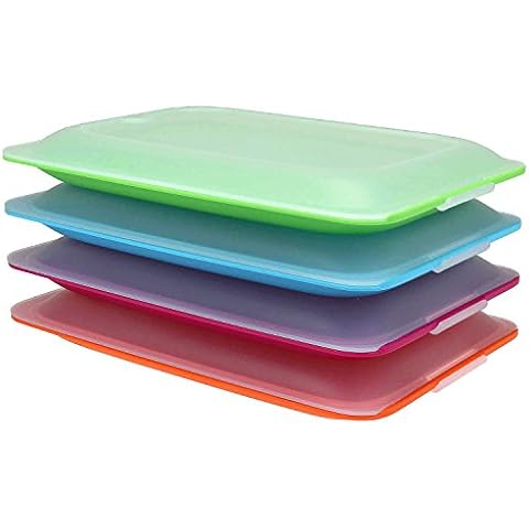 Hochwertige -Boxen 4er Set platzsparend stapelbar Cover