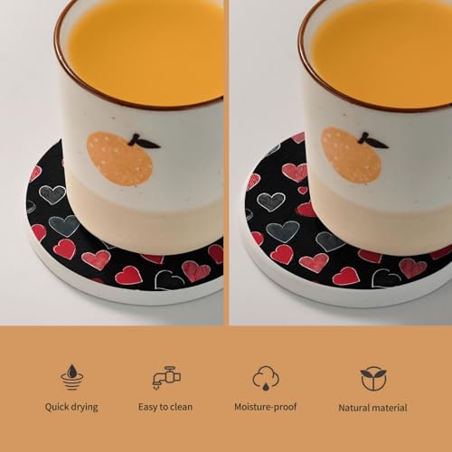 Dessous de verre ronds protection de table efficace contre l'eau - 5