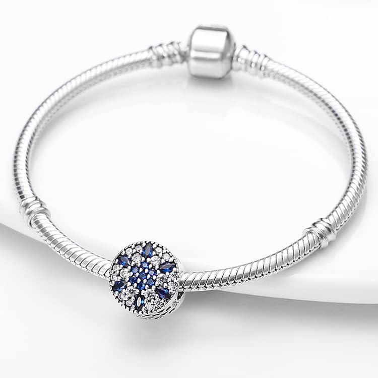 Miniatura 3 de MICOO Dije de plata de ley 925 se adapta a pulseras Pandora dijes colgantes colgantes de cuentas de bricolaje joyería de regalo para mujeres pulsera