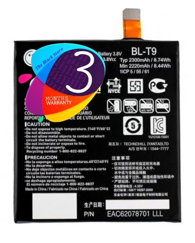 Image of Original BLT9 Battery Compatible with LG Nexus 5, X View, D820, D821 [mAh]