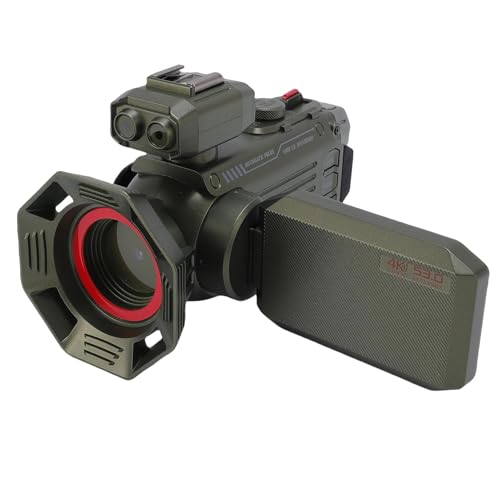 Caméscope numérique avec WiFi et mise au point automatique Jectse zoom 50X écran HD