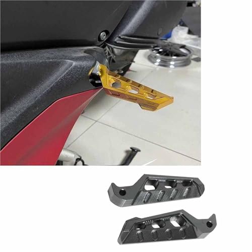 Repose-pieds arrière de scooter en aluminium pour Yamaha Aerox