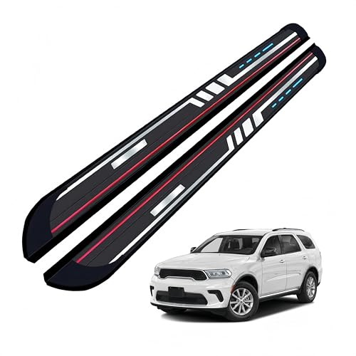 Estribos laterales para Dodge Durango 2018-2026 aluminio miniatura 1