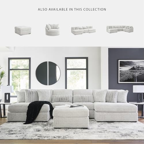 Image of Signature Design by Ashley 3-Piece Modular Sectional with Chaise, White