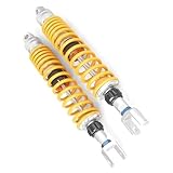 Para Para Silver Para Wing 600 2002 2003 2004 2005 2006 2007 2 amortiguadores traseros de suspensión neumática de 430 mm. Kit de reacondicionamiento.