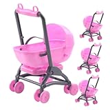 Compatibilité polyvalente : ces accessoires peuvent être combinés avec d'autres jouets de simulation, permettant aux enfants d'élargir leurs scénarios de jeu imaginatifs, de poussette pour tout-petit, poussette de jeu pour bébé