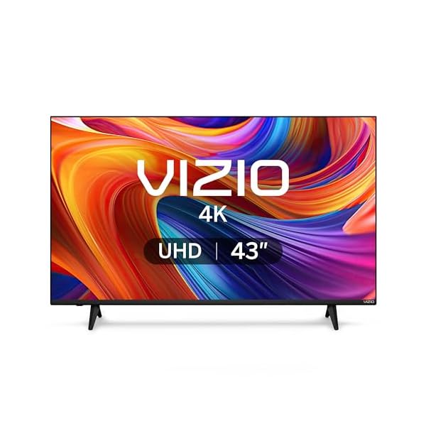 VIZIO 43-inch 4K UHD LED Smart TV w/Dolby Vision HDR, DTS Virtual: X, Alexa Compatibility, Chromecast Built-in, Bluetooth Headphone Capable (V4K43M-08) (Renewed)