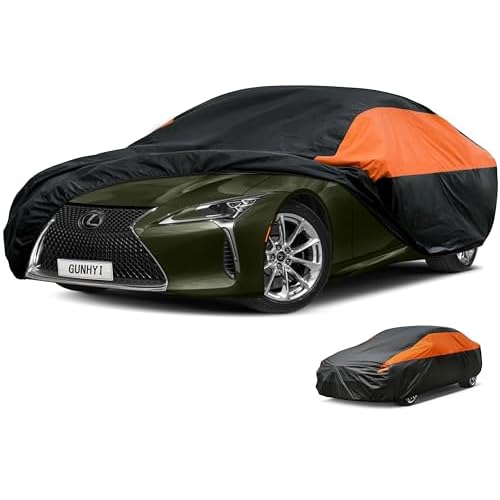 Lexus Car Cover Custom Fit Lexus LC 500 500h Waterproof All Weather for Automobiles, Lightweight Full Exterior Cover Outdoor Sun UV Rain Dust Snow Wind Protection. 07 Lexus 07 Lexus LC