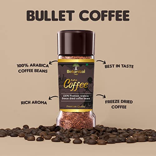 Image of Botanical sage- Bullet Instant coffee with added vitamins & Minerals | 100% Arabica freeze dried | 100g