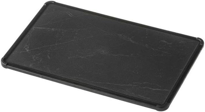 CAINZ Light and Antibacterial Marble Style Cutting Board, 12.6 inches (32 cm), Black