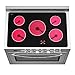 KoolMore 36 Inch All-Electric Range Oven with Ceramic Cooktop Burners, Stainless Steel Kitchen Stove with Large Capacity Convection Cooking, 4.3 cu. ft. (KM-FR36EE-SS)