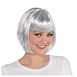 Silver Bob Wig
