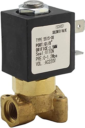 Électrovanne piston laiton G1/8 résout les fuites eau chaude 20bar