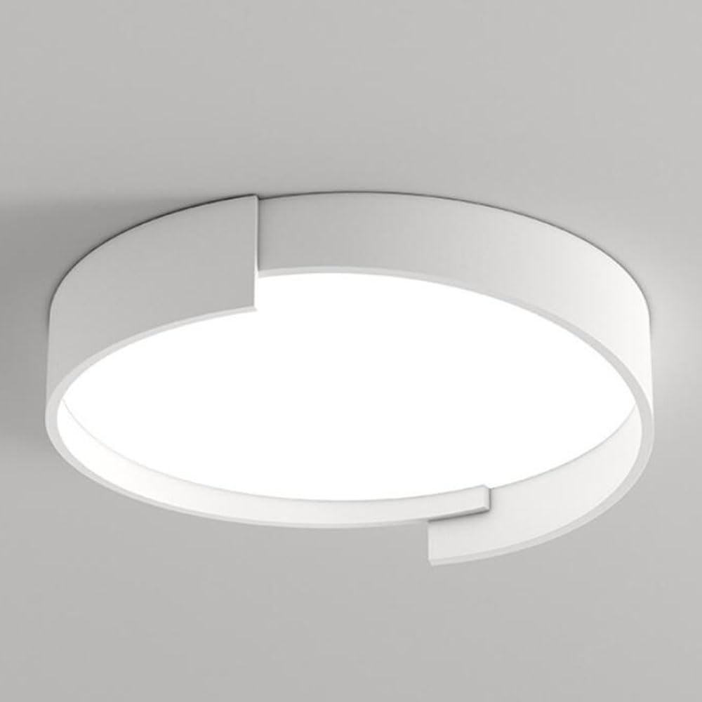 Luces LED Empotradas De Techo Con Luz Blanca Diurna De 6000 K Luminaria Circular Minimalista De Fácil Instalación Lámpara De Techo Con Panel De Protección Ocular Para Interiores Para Cocina