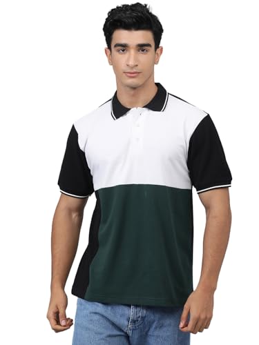 Image of KOTTY Men's Color Block Regular Fit T-Shirt