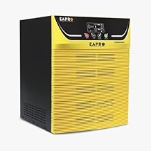 EAPRO Tron 6500 5.5kVA 48V MPPT Solar Inverter – 105A Charge Controller, Supports 5120W Panels | Hybrid PCU for Heavy Loads | Yellow & Black | EGLM1P650048SOLAR | 3 Years Warranty