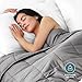 Bare Home Weighted Blanket All-Natural 100% Cotton with Nontoxic Glass Beads 40