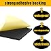 Frienda 24 Pcs Adhesive Foam Padding Sheets with Adhesive Closed Cell Backing Self Stick EVA Insulation Anti Vibration Rubber Slip Pad for Shock Absorption Craft Furniture (4 x 4 x 1/4 Inch)